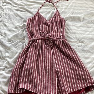 Hollister Waist Tie Party Summer Party Romper